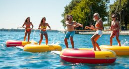 group floating relay games