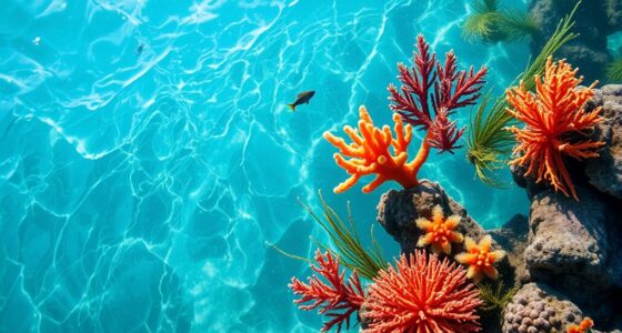 marine life and coastal plants