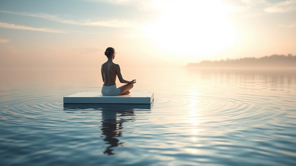 mindful floating enhances clarity