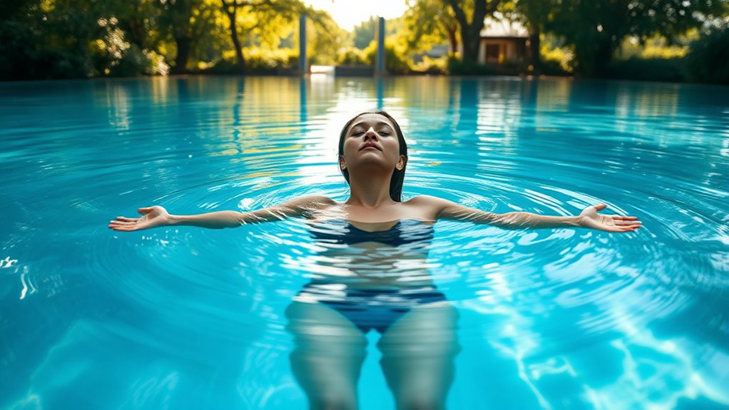 mindful floating improves digestion