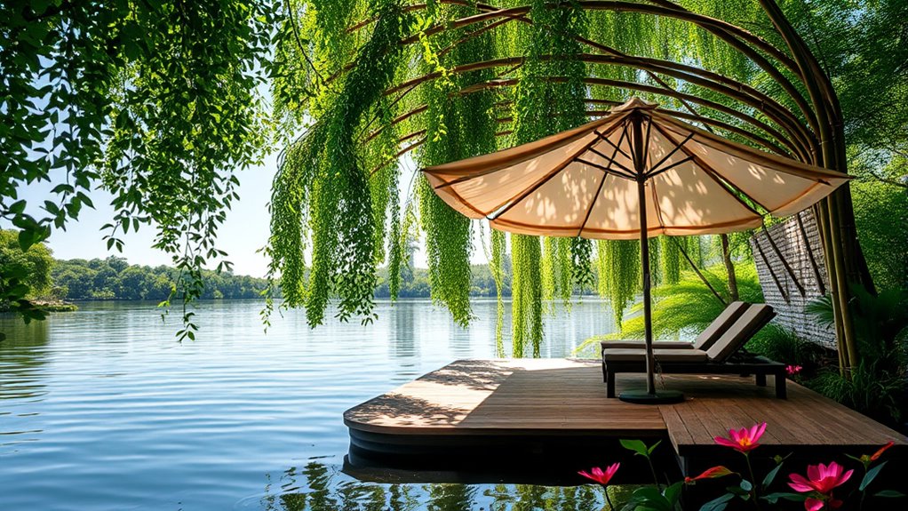 natural floating shade solutions