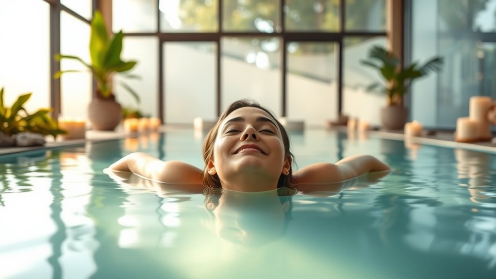 practice calming floating routine