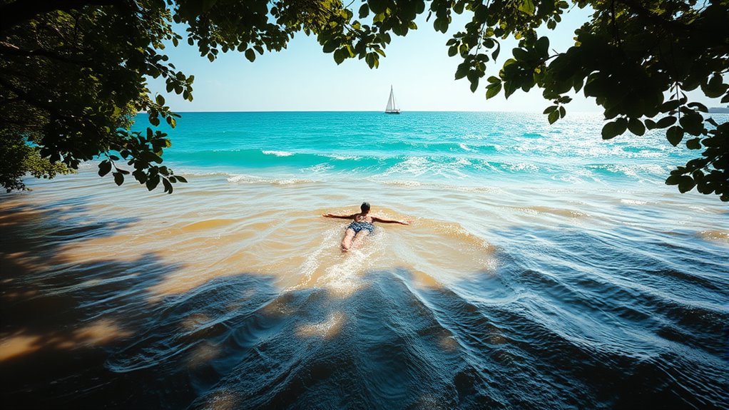 river currents and sea conditions