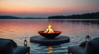 safe floating fire pits
