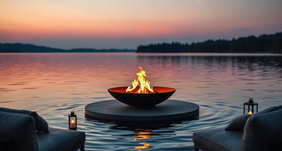 safe floating fire pits