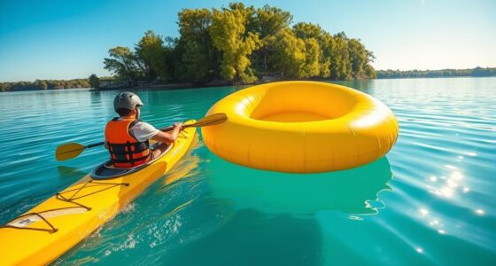 safe floating kayaking tips