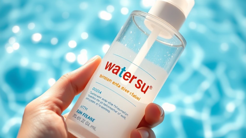 select water resistant eye safe sunscreen