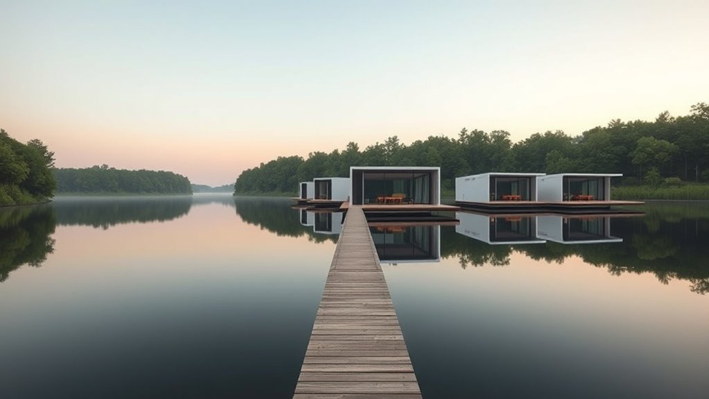 serene immersive floating experience