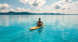 serene water meditation practice