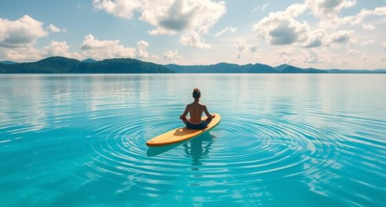 serene water meditation practice