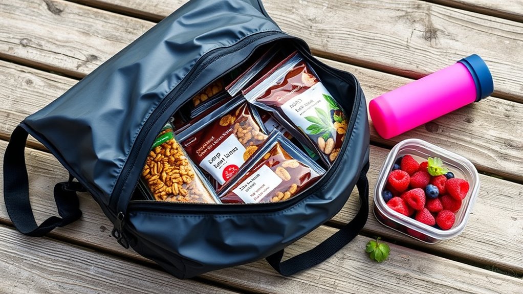 use waterproof snack containers