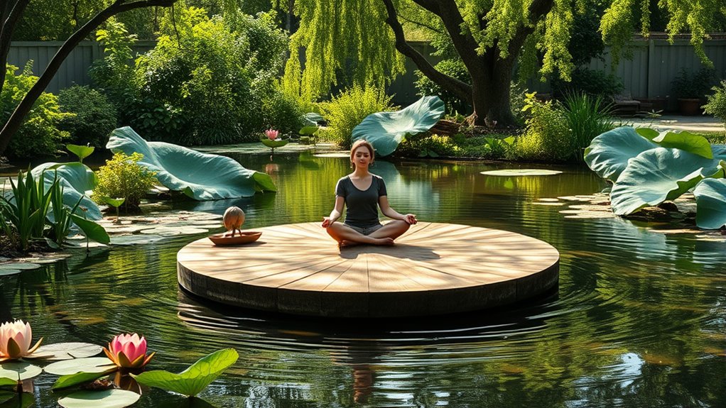 water lilies foster peaceful mindfulness