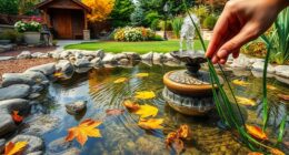 winterize backyard water features