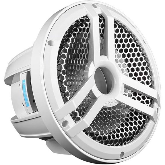 Skar Audio SKM10WD4 10 1000W Max Power Dual 4 Ohm Marine Subwoofer (White)