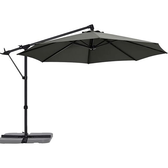 ABCCANOPY 10FT Cantilever Umbrella with Base