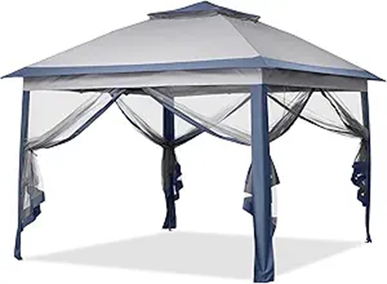 GDY 11x11 Pop Up Canopy Tent with Netting