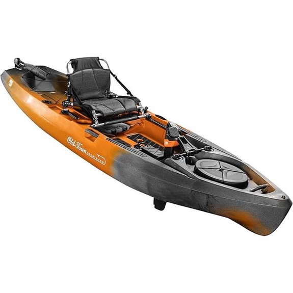 Old Town Sportsman PDL 120 Solo Angler Sit-on-Top Pedal Fishing Kayak 12ft