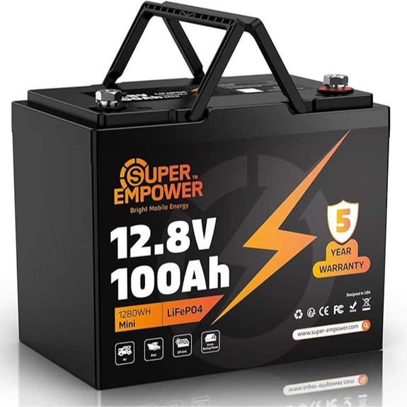 LiFePO4 12V 100Ah Deep Cycle Battery for RV