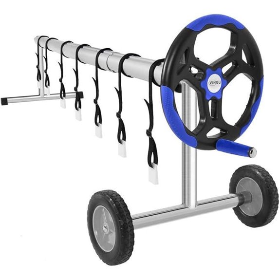 VINGLI 18FT Solar Pool Cover & Reel Set