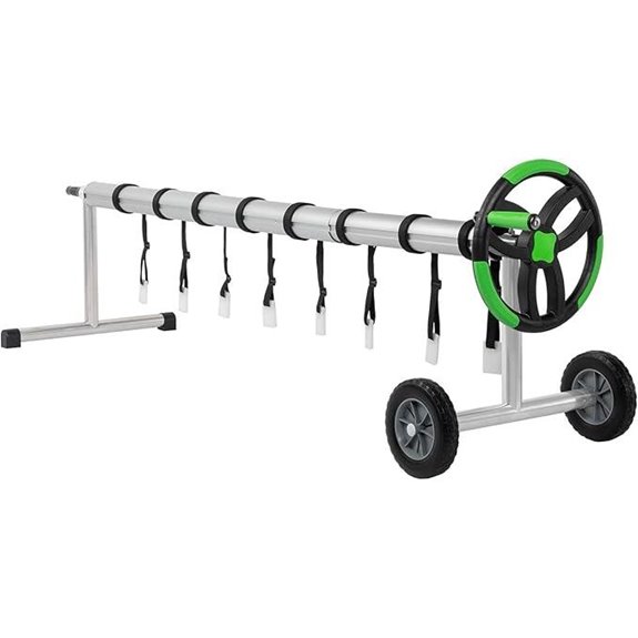 Outvita 18FT Solar Pool Cover Reel for Inground Pools