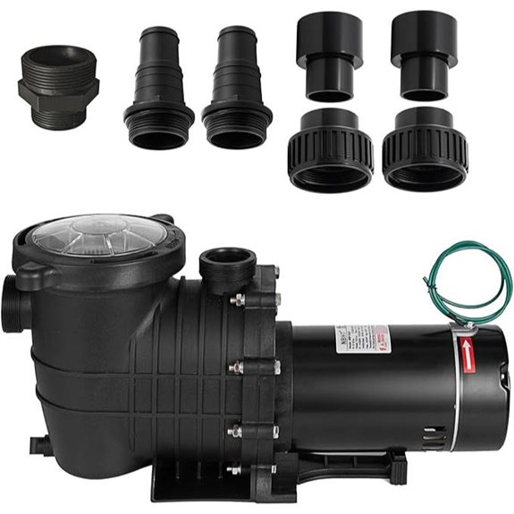 Pool Pump 1.5 HP Dual Voltage 6500 GPH