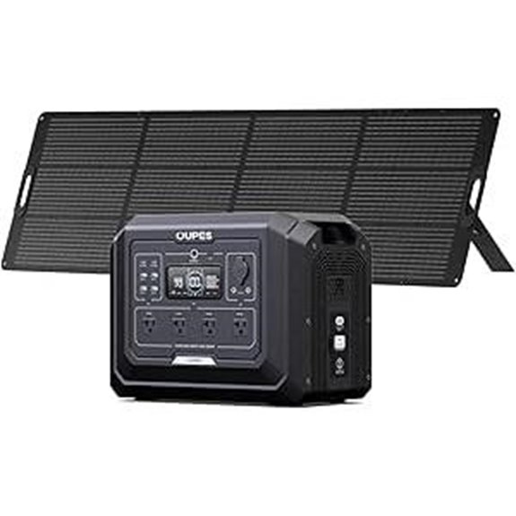 OUPES 2000W Solar Generator Kit with Panel