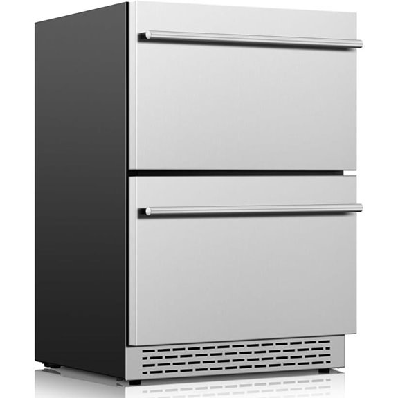 24-Inch Beverage Refrigerator Freestanding or Built-In