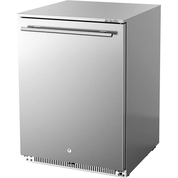 24-Inch Outdoor Beverage Cooler Reversible Door Lockable