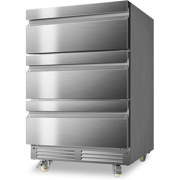 24-Inch Outdoor Stainless Steel Beverage Fridge