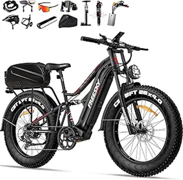 FREESKY 2500W Ebike with Samsung Battery and Full Suspension