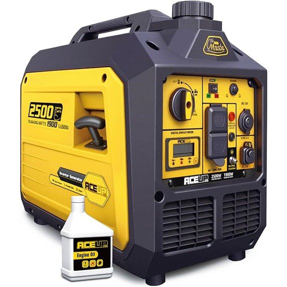Aceup 2500W Gas Inverter Generator for Camping and Home