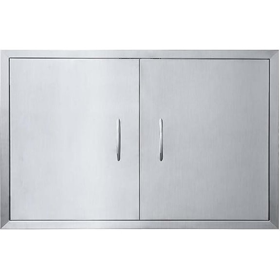 JIE JIN 35 x 24 Outdoor Kitchen Double Doors