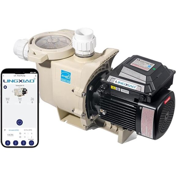 Variable Speed 3 HP Pool Pump with Smart Control