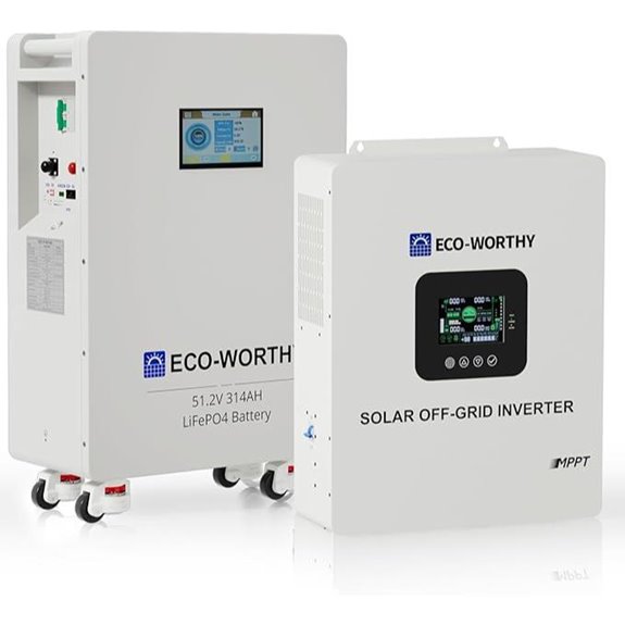 ECO-WORTHY 48V 314Ah LiFePO4 Power Station with Inverter