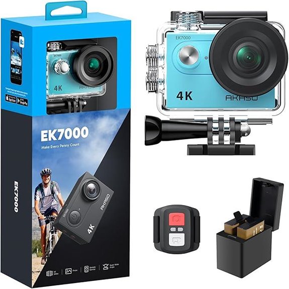 AKASO EK7000 4K Action Camera with Waterproof Case