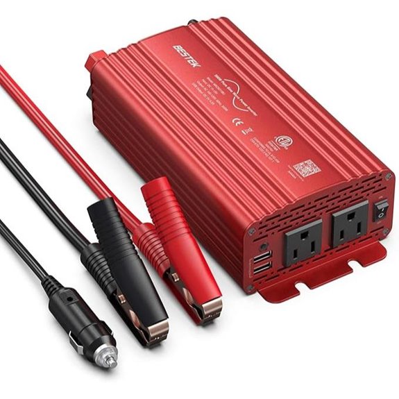 BESTEK 500W Pure Sine Wave Power Inverter with USB
