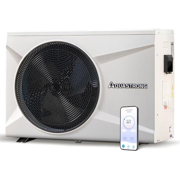 Aquastrong 55,000 BTU Pool Heat Pump with WiFi