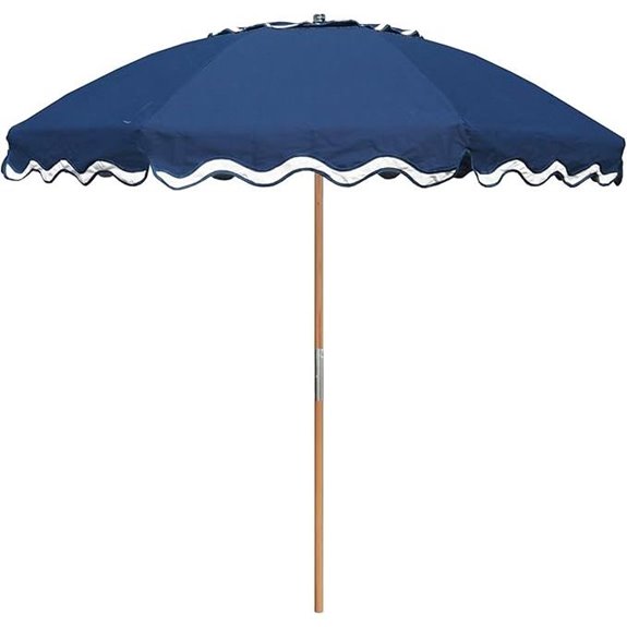 AMMSUN 7.8ft Outdoor Beach & Patio Umbrella
