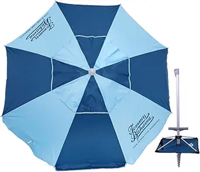 7 ft fiberglass beach umbrella