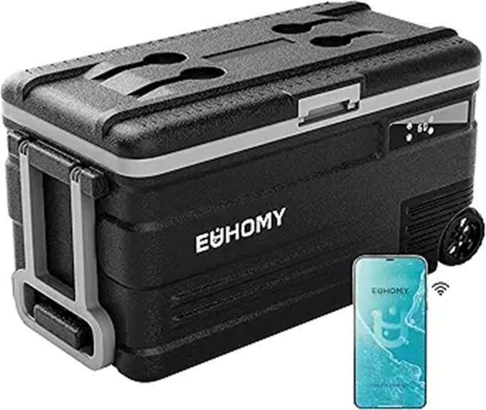 EUHOMY 80QT 12V Cooler for Camping and Travel