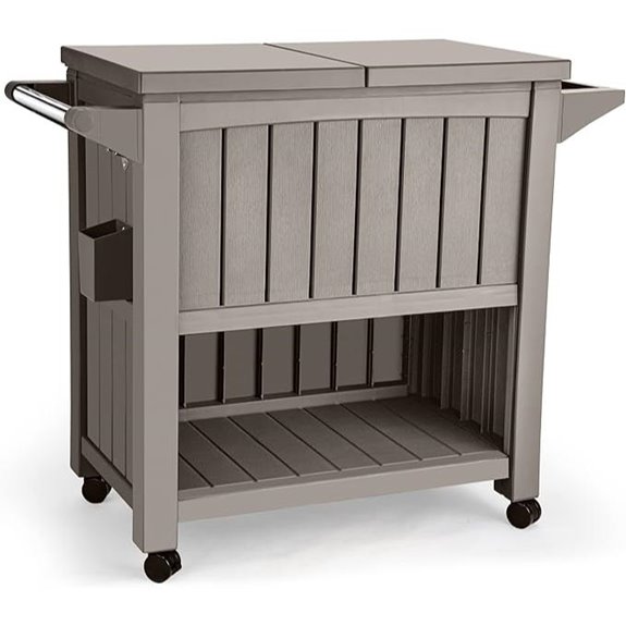 YITAHOME 85 Quart Rolling Cooler with Bottle Opener