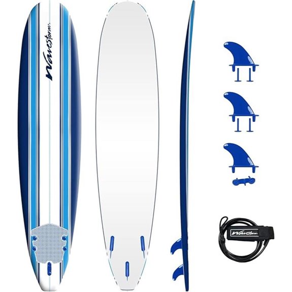 Wave Storm 9ft Soft Top Foam Surfboard Complete Set