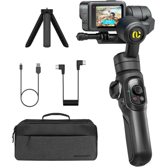 action camera gimbal stabilizer