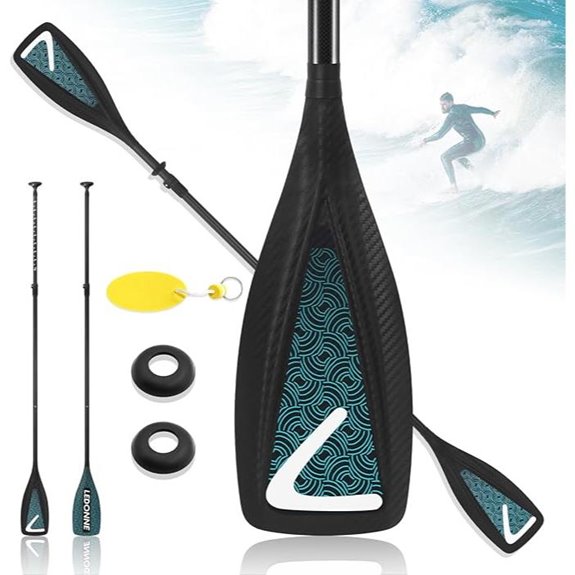 LEDONNE Carbon SUP Paddle (4-Piece Adjustable Kayak Paddle)