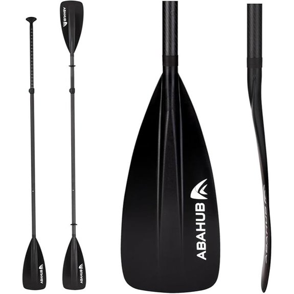 Abahub 1x4 Carbon SUP Paddle with Adjustable Shaft