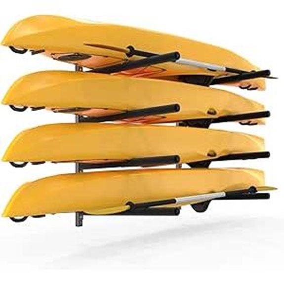 Bonnlo Adjustable Kayak Storage Rack for Garage