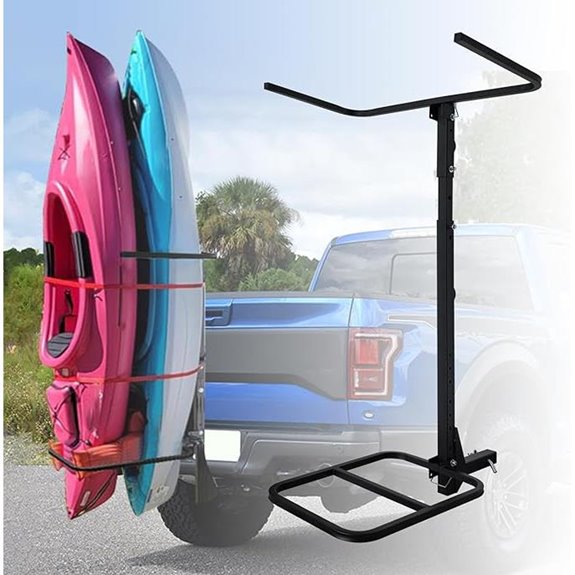 Lightweight RV Kayak Rack Adjustable Fits 1-2 Kayaks