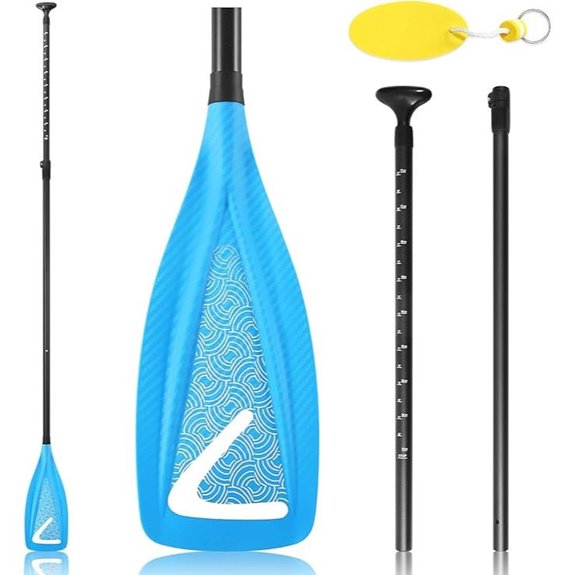 LEDONNE Carbon SUP Paddles (3-Piece Adjustable Lightweight)