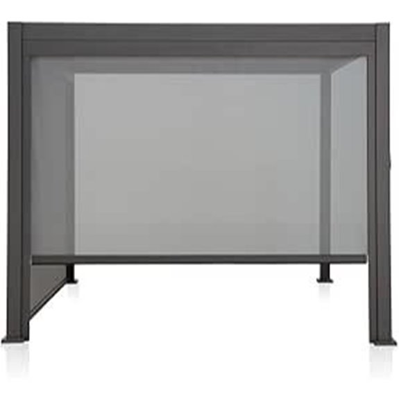 Mirador 10Ft Adjustable Pull-Down Sun Shade for Pergola