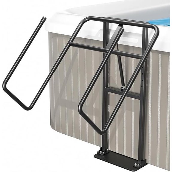 Hot Tub Cover Lift with Adjustable U-Arms